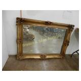 GILT FRAMED 26" X 37" MIRROR