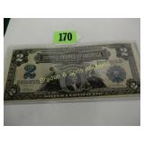 US SERIES 1899 42.00 SILVER CERT SIGNED NAPIER