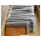 GROUP OF 20 NEW TOOLED LEATHER BILLFOLDS