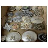 GROUP OF 20 NEW WESTERN BELT BUCKLES