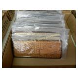 GROUP OF 20 NEW TOOLED LEATHER WALLETS