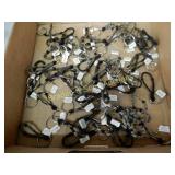 GROUP OF 50 HORSE HAIR KEY CHAINS