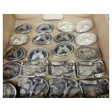 GROUP OF 20 NEW WESTERN BELT BUCKLES