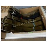 GROUP OF 5 NEW SADDLE STRAPS