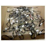GROUP OF 50 HORSE HAIR KEY CHAINS