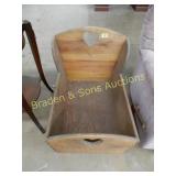 CUSTOM MADE WOODEN CRADLE