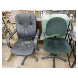 GROUP OF 2 USED OFFICE CHAIRS