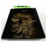 GROUP OF 35 INDIAN HEAD PENNIES