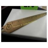 ANTIQUE BRASS COLT BORE GUAGE