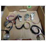BOX OF ASSTD WRIST WATCHES