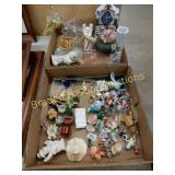 GROUP OF 2 BOXES OF ASSTD FIGURINES ETC