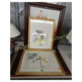 GROUP OF 4 FRAMED PRINTS