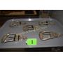 GROUP OF 5 SILVER STAR WESTERN BELT BUCKLES