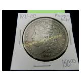 US 1891 CARSON CITY MORGAN SILVER DOLLAR