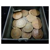 GROUP OF 31 INDIAN HEAD PENNIES