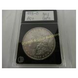 US 1893-O KEY DATE MORGAN SILVER DOLLAR.