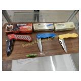 GROUP OF 3 NEW FOLDING POCKET KNIVES WITH