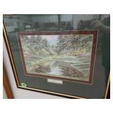 FRAMED 10" X 16" PRINT TITLED "REDBUD 16" FROM