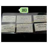 GROUP OF 6 CONFEDERALTE STATES OF AMERICA