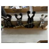 GROUP OF 4 PAIRS CONTORARY WESTERN SPURS