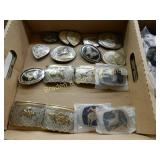 GROUP OF 20 NEW WESTERN BELT BUCKLES
