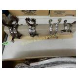 GROUP OF 4 PAIRS NEW CONTEMPORARY WESTERN SPURS