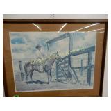 FRAMED 18" X 24" LTD ED ARTIST SIGNED ROBERT