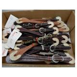 GROUP OF 20 NEW LEATHER SPUR STRAPS