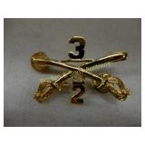 GROUP OF APPROX 300 CAVALRY CROSS SABER PINS