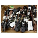 GROUP OF 20 NEW LEATHER SPUR STRAPS