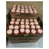 GROUP OF 7 BOXES OF PEACH SCENTED CANDLES