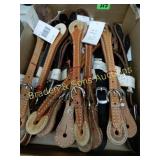 GROUP OF 20 NEW LEATHER SPUR STRAPS