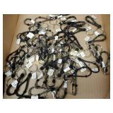 GROUP OF 50 HANDMADE HORSE HAIR KEYCHAINS
