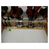 GROUP OF 4 PAIRS OF NEW CONTEMPORARY WESTERN SPURS