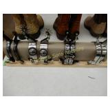 GROUP OF 4 NEW CONTEMPORARY WESTERN SPURS