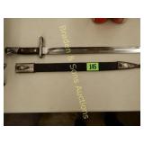 WORLD WAR II NAZI SS BAYONET WITH SHEATH