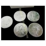 GROUP OF 5 BRILLIANT UNCIRCULATED 2018