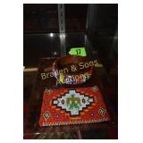 NATIVE AMERICAN BRACELET AND COIN PURSE