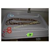 GROUP OF 3 CONTEMPORARY BEADED NECKLACES