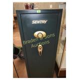 USED SENTRY GUN SAFE WITH COMBINATION