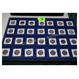 GROUP OF 56 - 1943 STEEL WHEAT PENNIES