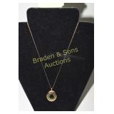 LADIES 10K GOLD LOCKET ON 18" CHAIN