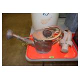 GROUP OF 2 COPPER YARD DECORATIONS