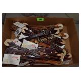 GROUP OF 20 NEW LEATHER SPUR STRAPS