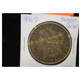 US 1896-O MORGAN SILVER DOLLAR