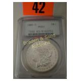 PCGS GRADED MS63 1904-O MORGAN SILVER DOLLAR