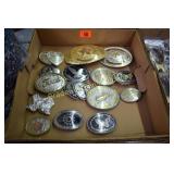 GROUP OF 15 WESTERN BELT BUCKLES