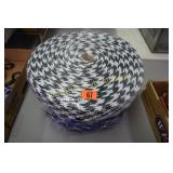 GROUP OF 5 ROLLS OF BRAIDED BELTING