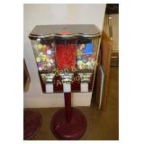 25 CENT CANDY DISPENSER WITH 3 CANDY CONTAINERS