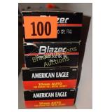 GROUP OF 100 ROUNDS BLAZER CAL. 10MM AUTO